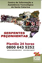 Serpentes peçonhentas em SC