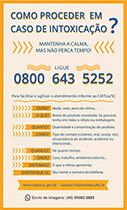 Como proceder em caso de intoxicação