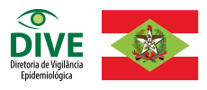 Logomarca da dive e bandeira de Santa Catarina